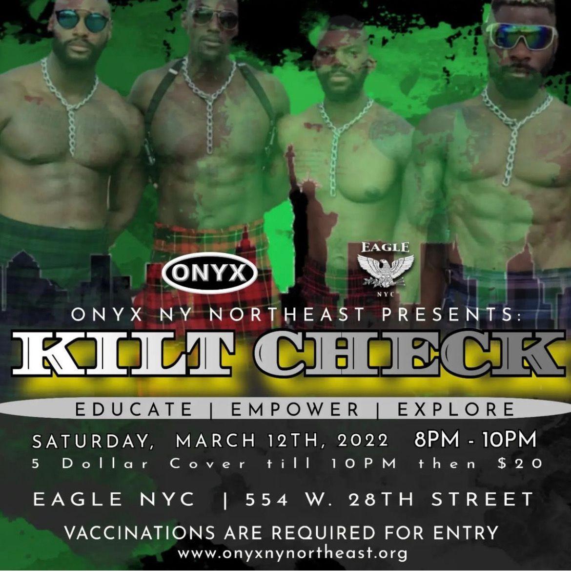 Onyx Kilt Check